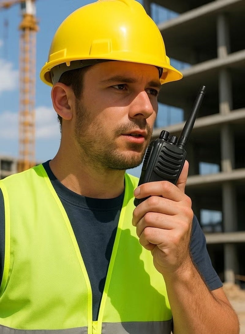 عبوة من 4 أجهزة اتصال لاسلكي محمولة Bf-888s للاستخدام الخارجي، بتردد PMR446 ميجاهرتز، إنتركوم بتردد أوروبي، من الشركة المصنعة (Spot) - Image 3